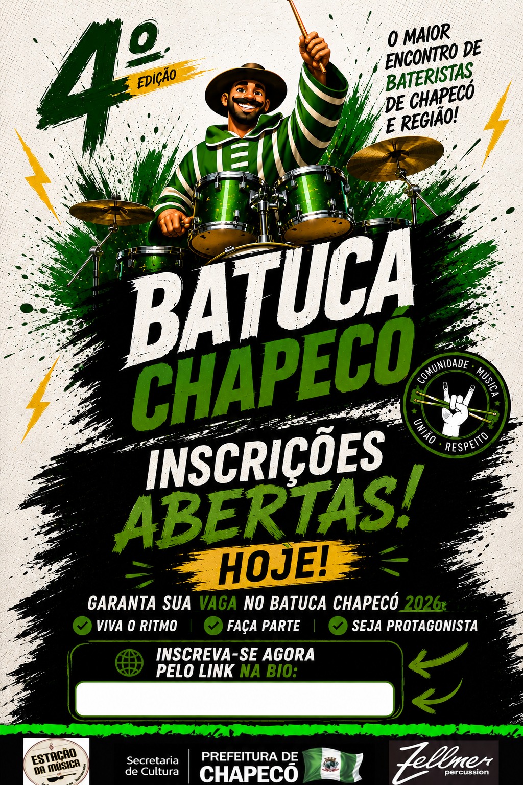 Inscrições Batuca