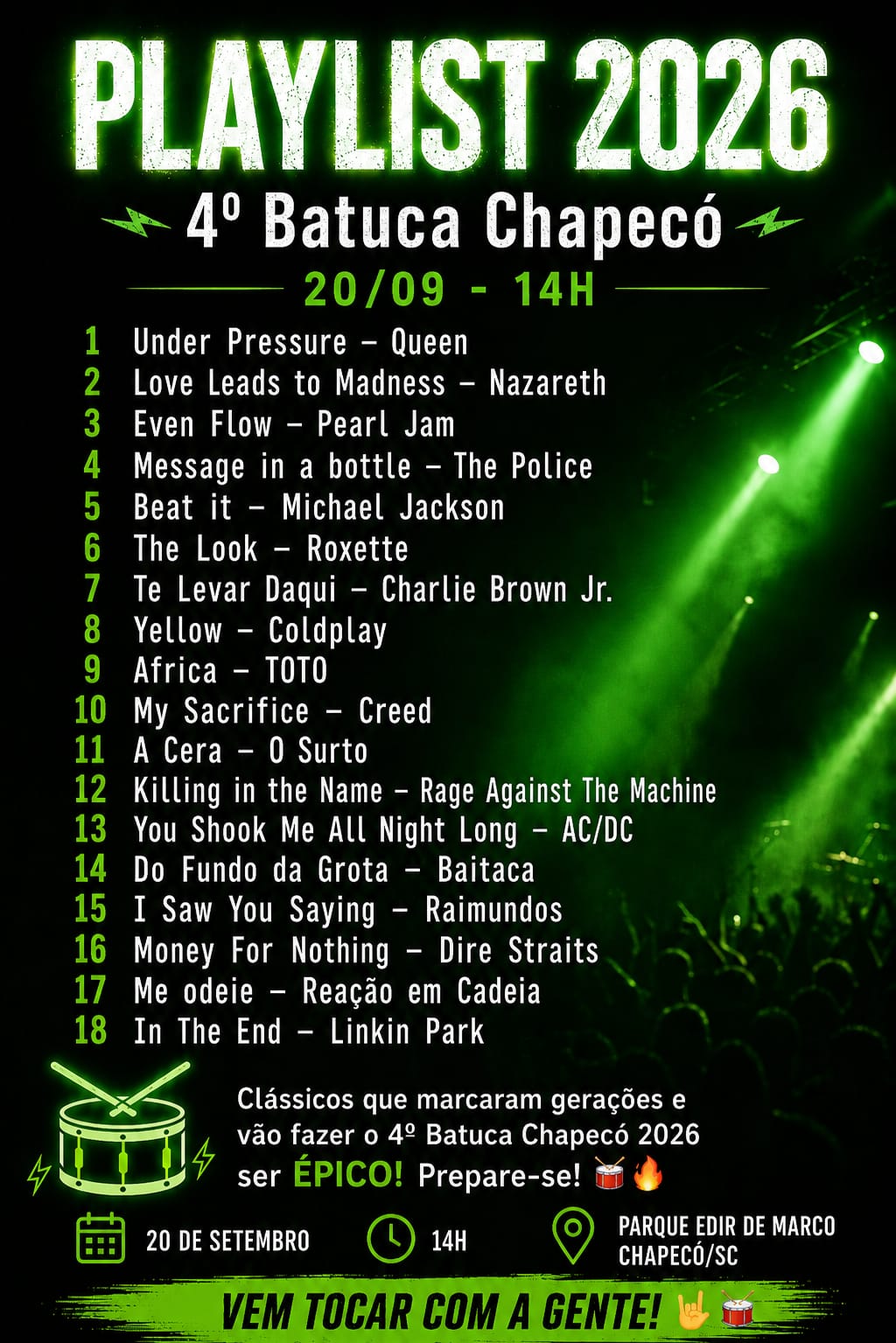Playlist Batuca
